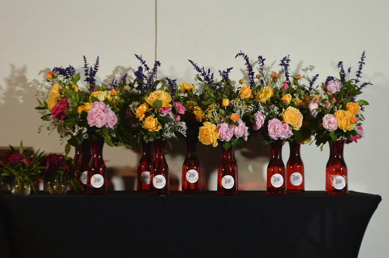 Fresh floral arrangements